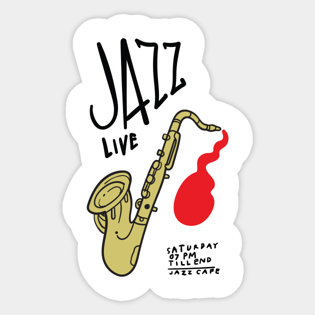 Saxophone Live Sticker by Music Lover